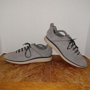 Cole Haan Grand OS Suede Men's Casual Shoes C26346 Grey Size 11.5 M see pictures
